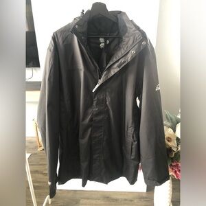 McKINLEY Men’s Black Kandrian Raincoat - XXL